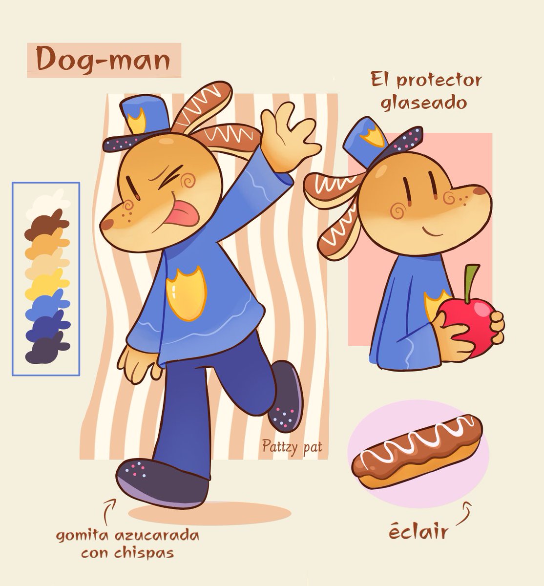 Pattzy_pat's tweet photo. Dogman (Candy Cops AU)

🍰)— En un mundo donde todos los personajes, edificios y objetos están hechos de diferentes tipos dé dulces, postres y golosinas.

#dogman #dogmanfanart #dogmanau #peteyxdogman #AU https://t.co/80mg76IYjW
