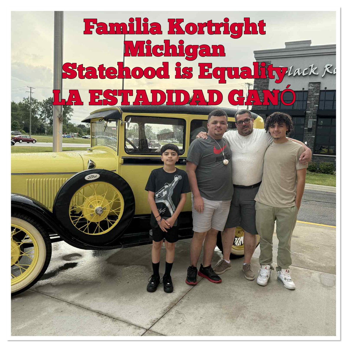 delegates51's tweet image. From the states…
Statehood is the opportunity to vote for our President.
Familia Kortright, Michigan
Johana, Massachusetts
LA ESTADIDAD GANÓ