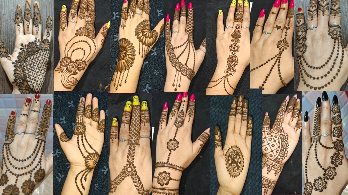Rinki_Mehandi's tweet photo. Top 15 mehandi design 
Full video on my YouTube channel 
#mehandi #mehendi #mehndi #mehndiartist https://t.co/jAWROzfqTB