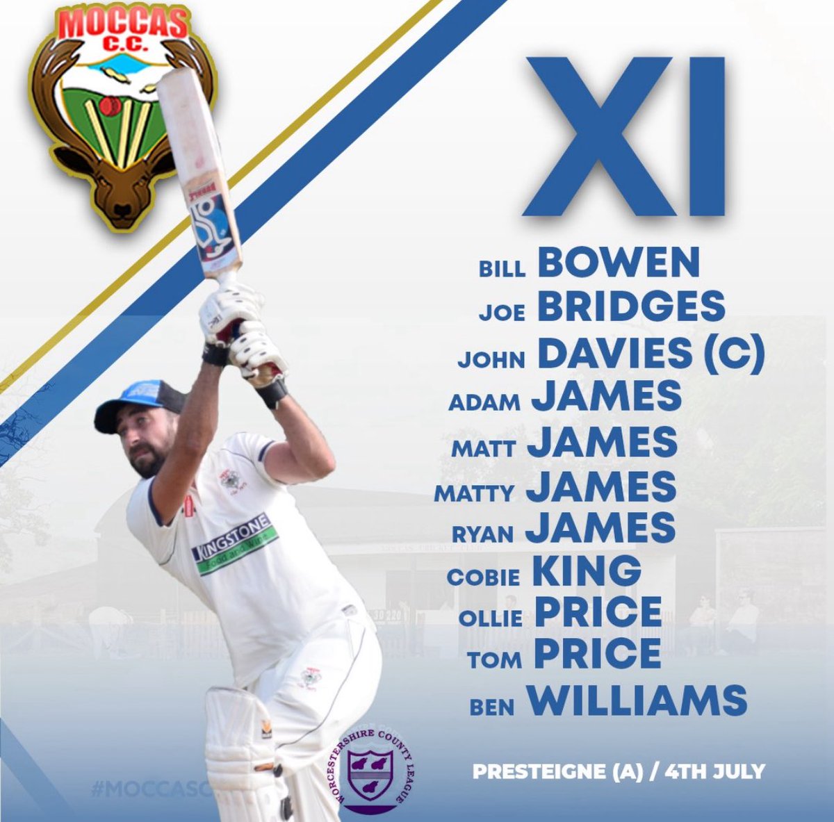 Moccas Cricket Club (@moccascc) on Twitter photo Itβs nearly time for the biggest game of the season so farβ¦
Tomorrow we travel to <a href="/PresteigneCC/">Presteigne Cricket Club</a> in a top of the table clash!
These are the games you want to be a part of. Will we stay top or get leapfrogged by our hosts?
Promises to be one hell of a game #moccascricket Itβs nearly time for the biggest game of the season so farβ¦
Tomorrow we travel to <a href="/PresteigneCC/">Presteigne Cricket Club</a> in a top of the table clash!
These are the games you want to be a part of. Will we stay top or get leapfrogged by our hosts?
Promises to be one hell of a game #moccascricket