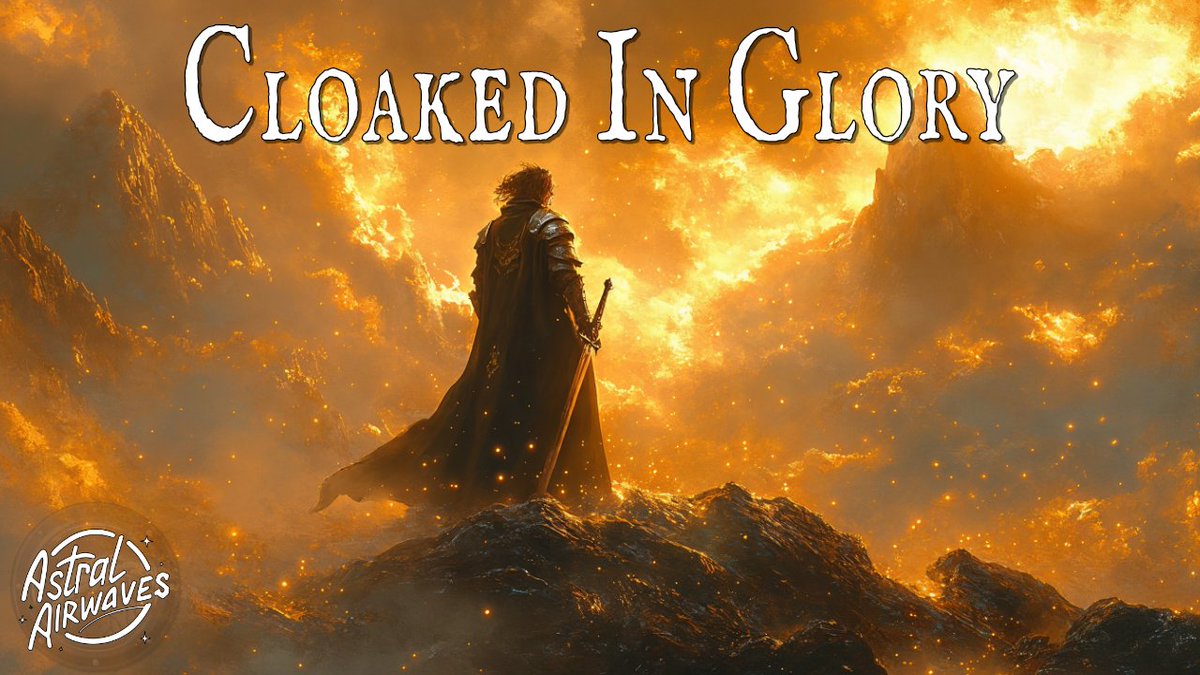 Cloaked In Glory
"At the jagged crown of the world, the hero stood, silhouetted by a crimson sun bleeding into dusk. The wind tugged at his cloak, heavy with the dust of crypts and the scent of victory."
youtu.be/VJJnKY-ia0w