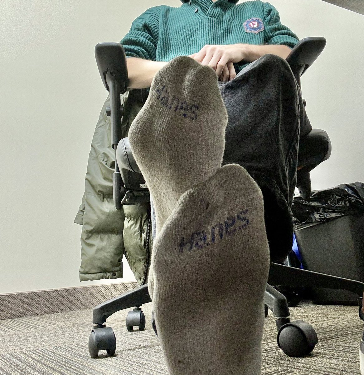 desk sock slave?