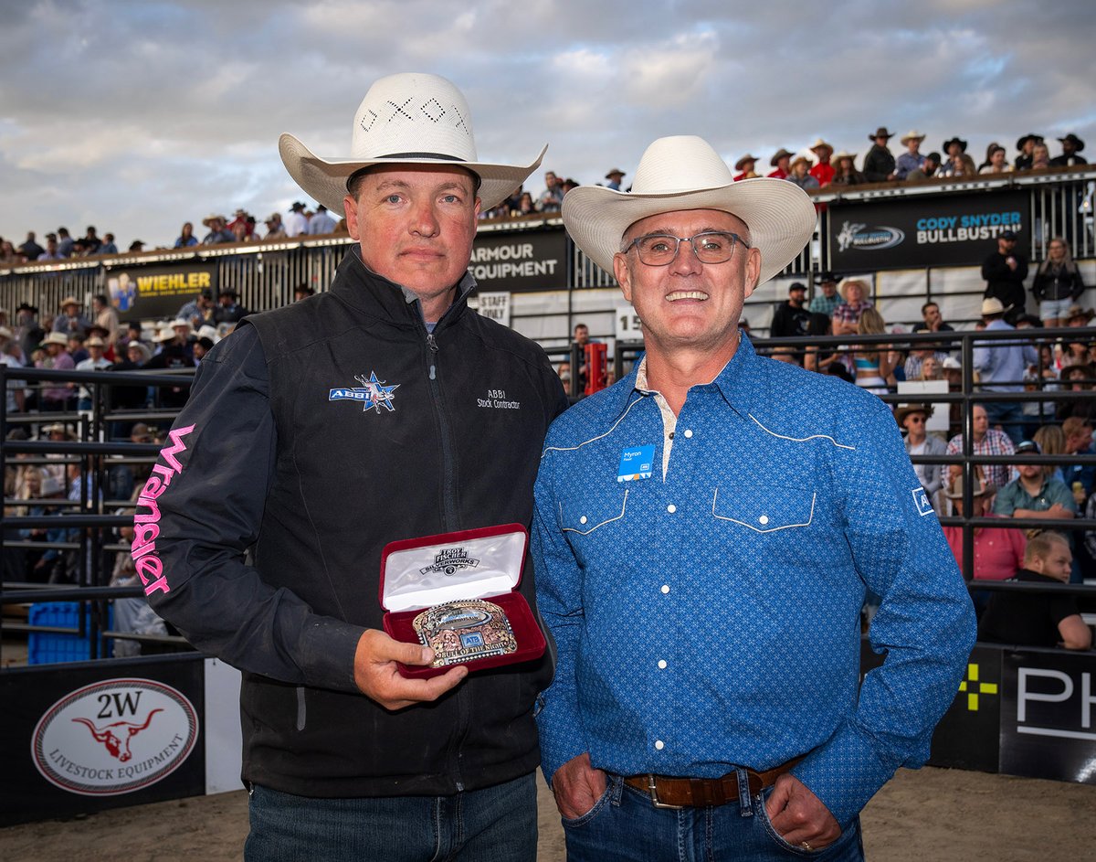 Bullbustin’ night 3 in support of Central Alberta Child Advocacy Centre. Thank you to Sheldon Kennedy for your work with this incredible organization. Congratulations to our champ of the night, Aaron Roy and our other champ, Nanson Vold on winning the Bull of the Night!