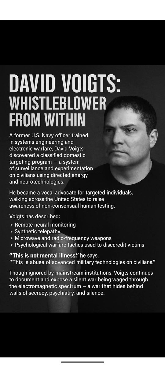 HansSophieFlyer's tweet image. Gov whistleblowers testifying #Targeting program/ #USAP already: 
Dr. Robert Duncan
@Bill_Binney
Brian Kofron (Jim Carter) 
Ted Gunderson
@GeralSosbee 
@bryanktew
@DavidVoigts1911
@FBIDirectorKash acknowledged 'HavanaSyndrome' 'DeepState' to German TI @mlnvn46 in letter Feb 2025!