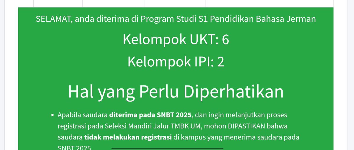 keterima universitas negeri malang jalur skor utbk!!! yayyy🕺🕺🕺
