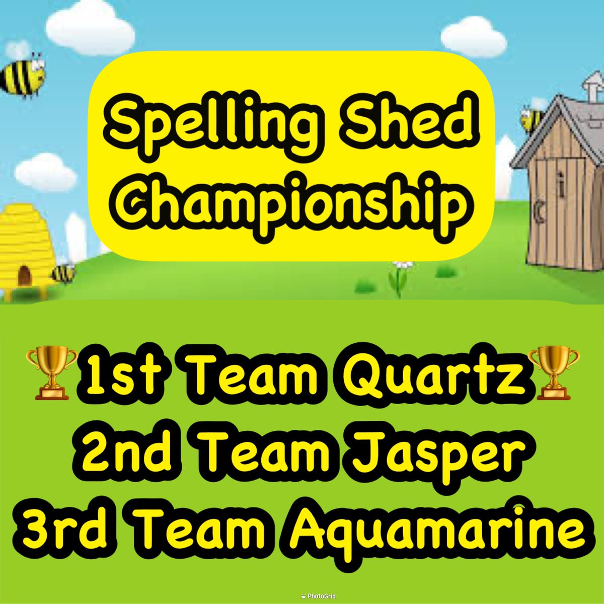 Miss Cope (@misscope6c) on Twitter photo Well done Team Quartz 👏🏼 You are top of the leaderboard this week 🏆 <a href="/TeamManorGreen/">Manor Green Primary #ReadyRespectfulSafe</a> <a href="/MrsRiggMG/">Team Quartz 3R</a> <a href="/SpellingShed/">Spelling Shed 🐝🌈</a> Well done Team Quartz 👏🏼 You are top of the leaderboard this week 🏆 <a href="/TeamManorGreen/">Manor Green Primary #ReadyRespectfulSafe</a> <a href="/MrsRiggMG/">Team Quartz 3R</a> <a href="/SpellingShed/">Spelling Shed 🐝🌈</a>