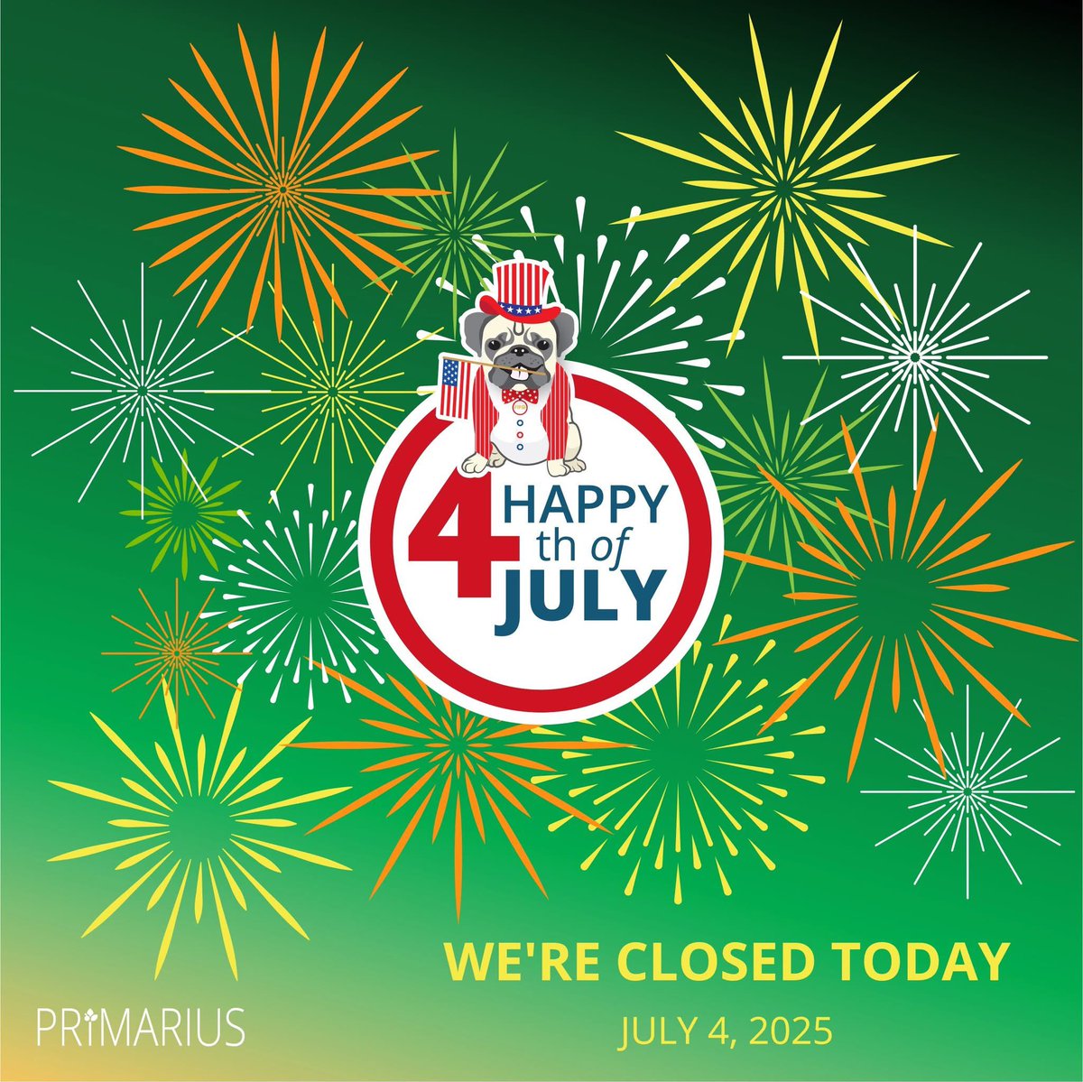 Primarius (@goprimarius) on Twitter photo Have a Happy and Safe 4th of July! 🇺🇸
#IndependenceDay #Primarius #ForFoodBanks Have a Happy and Safe 4th of July! 🇺🇸
#IndependenceDay #Primarius #ForFoodBanks