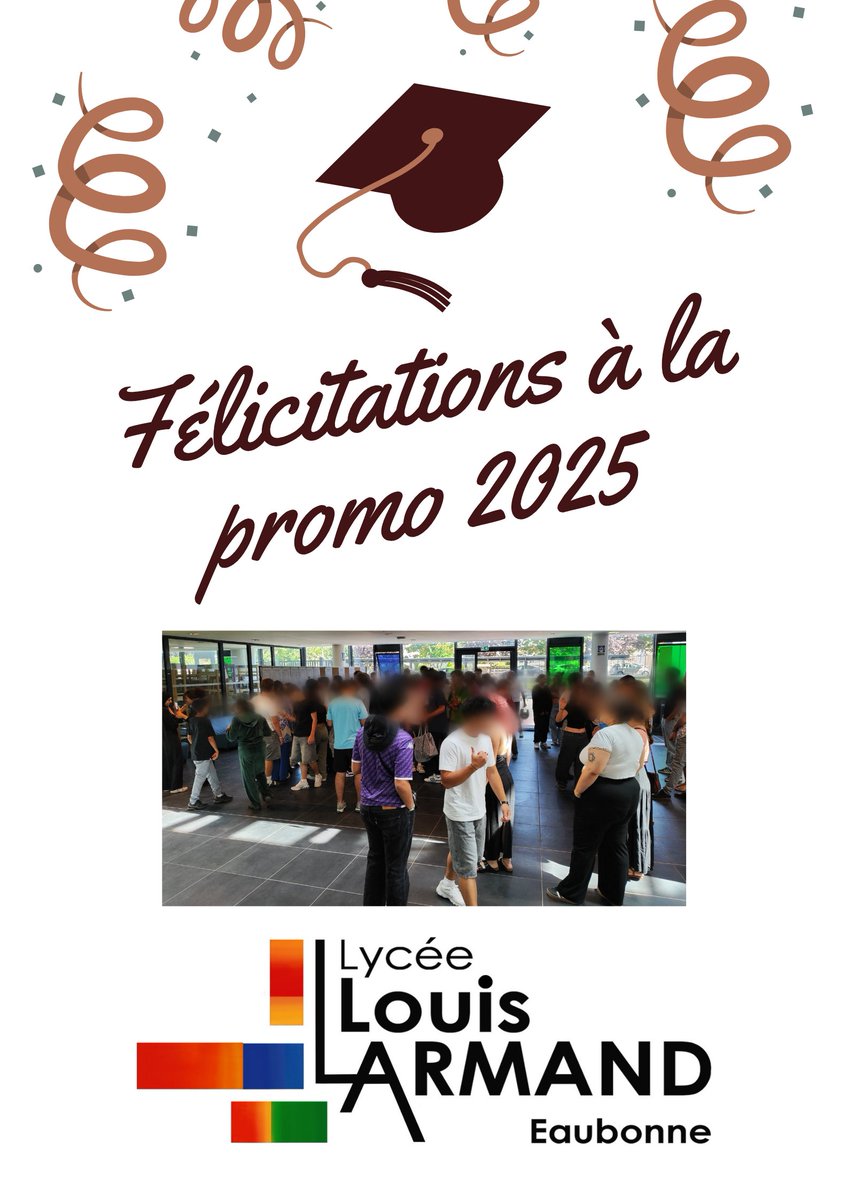 LPO_LouisArmand's tweet photo. 👏 Félicitations à tous nos élèves pour l'obtention de leur bac, bac pro , CAP, et Certificat de spécialisation Technicien Ascensoriste ! 🎉
Et bon courage à celles et ceux qui seront au rattrapage dès lundi !!
#Réussite #Félicitations #MMEV #EPC #AGEC #PVOC #MSPC #CSTA https://t.co/RVPbkOwoKZ