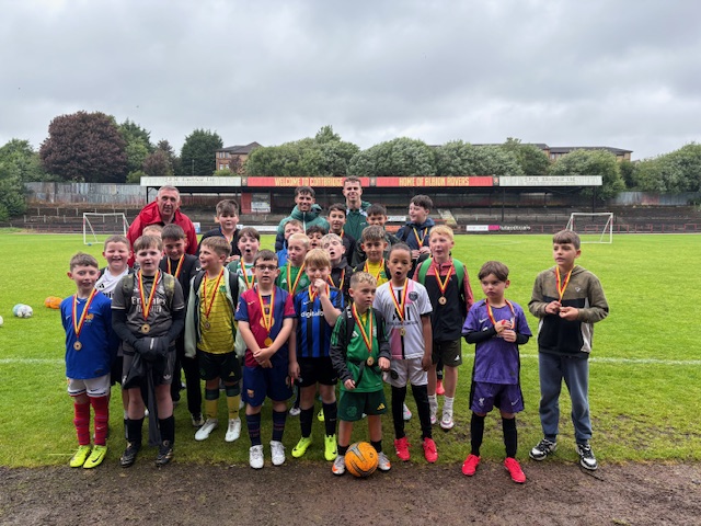 ARFCCommunity's tweet photo. 1st camp of summer has come to an end.  What a week it was!  44 children attended, fun was had - skills developed and new friends made. Thanks to @albionrovers  @ScotFACentral @CashBackScot  Not even the weather could dampened spirits.  Here's to the next time ......... https://t.co/x47rxh3zSN