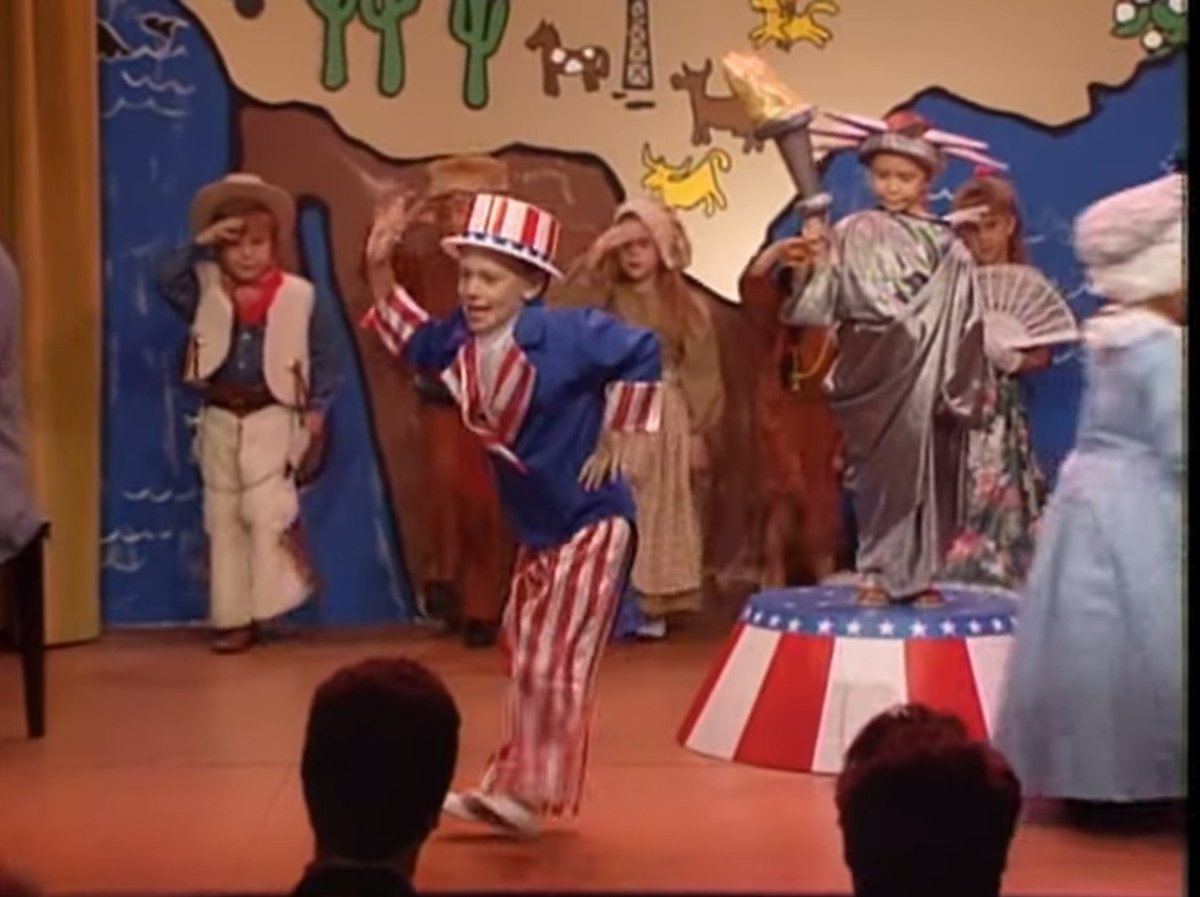 Take time to remember what the 4th of July is really about. It's about the episode of Full House where Michelle wanted to be Yankee Doodle Boy in the school play, but had to put her ego aside to be Lady Liberty and give a pep talk to Derek when he got stage fright.