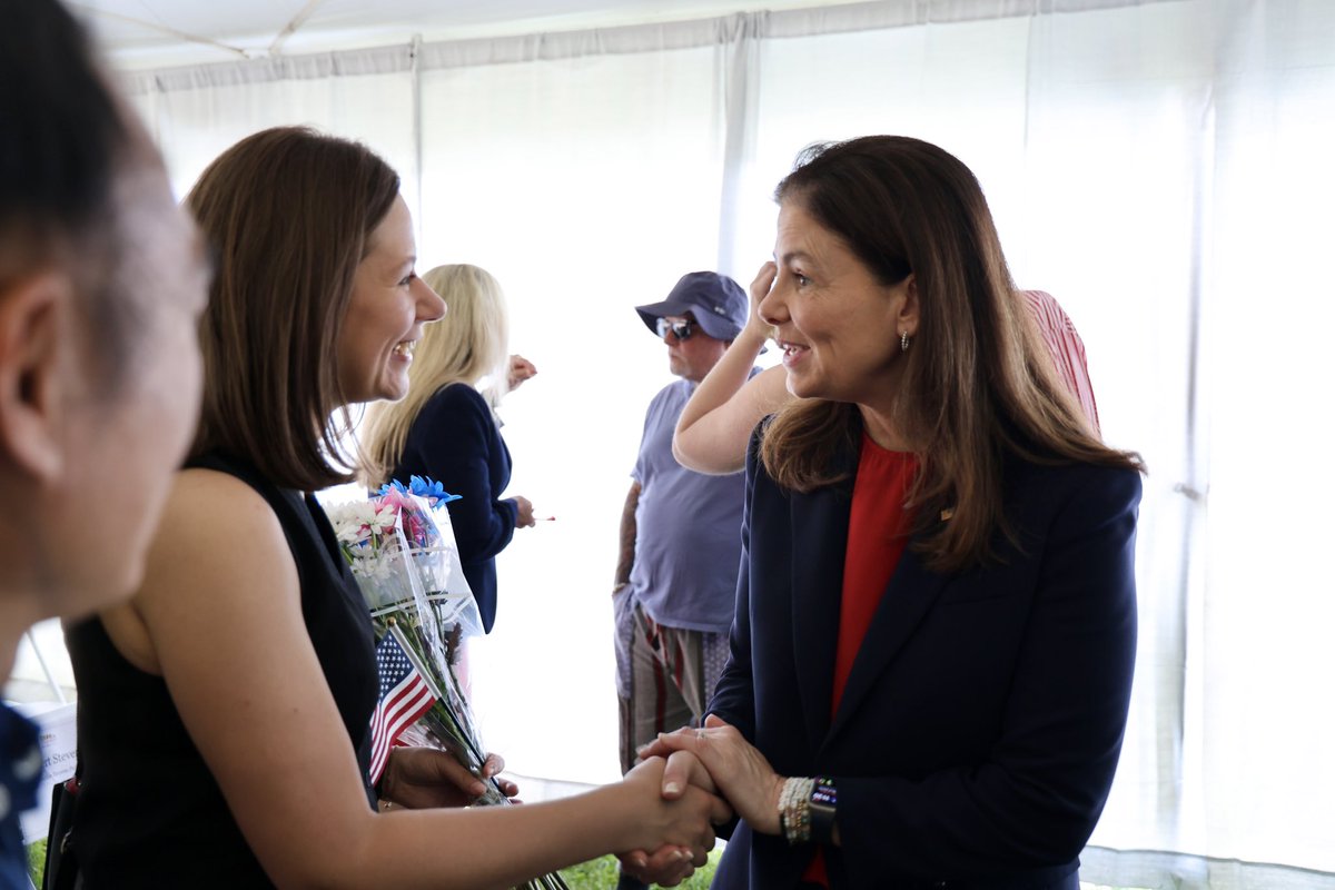 Celebrating our new U.S. Citizens is always such a privilege! 🇺🇸
 
So happy to have been able to join today’s naturalization ceremony at Strawberry Banke in Portsmouth. 

What a special day to welcome our newest Americans to the Granite State — Happy Independence Day!