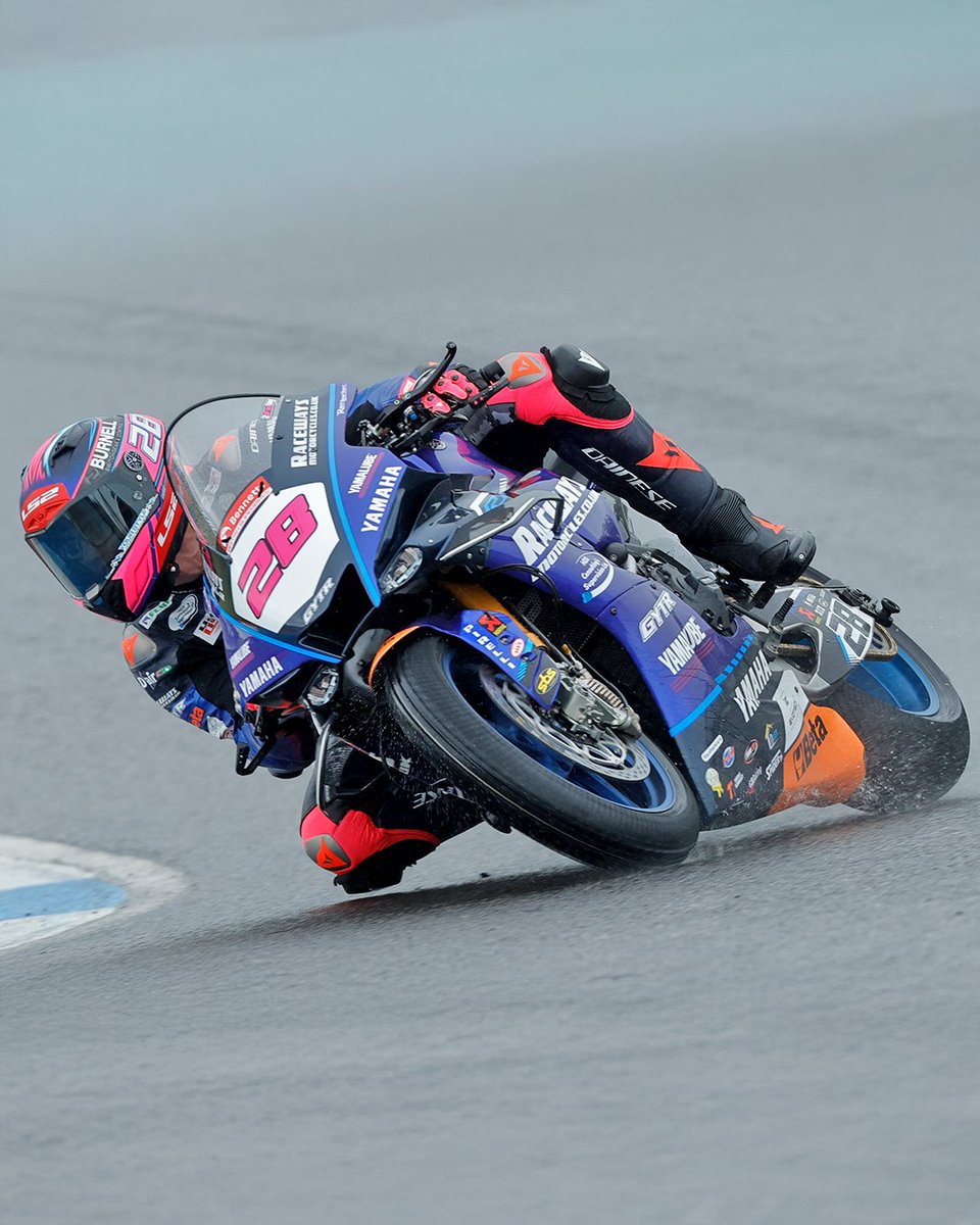 Yamaha Racing UK (@yamaharacinguk) on Twitter photo It may have been a bit wet, but it was a strong day for <a href="/McAMSRacing/">McAMS Racing</a> and <a href="/racewaysyamaha/">Raceways Motorcycles</a> riders 🙌
<a href="/DannyKent52/">Danny Kent</a> led the R1 charge in second with <a href="/BradRayRacing/">BradRayRacing</a> in fourth. Kyle Ryde wrapped up the day in 15th, missing out on Q2 by 0.025s.
#YamahaRacing #RevsYourHeart #WeR1 It may have been a bit wet, but it was a strong day for <a href="/McAMSRacing/">McAMS Racing</a> and <a href="/racewaysyamaha/">Raceways Motorcycles</a> riders 🙌
<a href="/DannyKent52/">Danny Kent</a> led the R1 charge in second with <a href="/BradRayRacing/">BradRayRacing</a> in fourth. Kyle Ryde wrapped up the day in 15th, missing out on Q2 by 0.025s.
#YamahaRacing #RevsYourHeart #WeR1