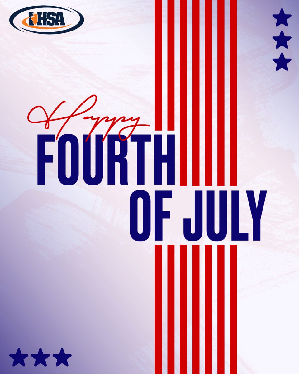 IHSA_IL's tweet image. 🇺🇸 Happy Fourth of July from the IHSA! 🎆