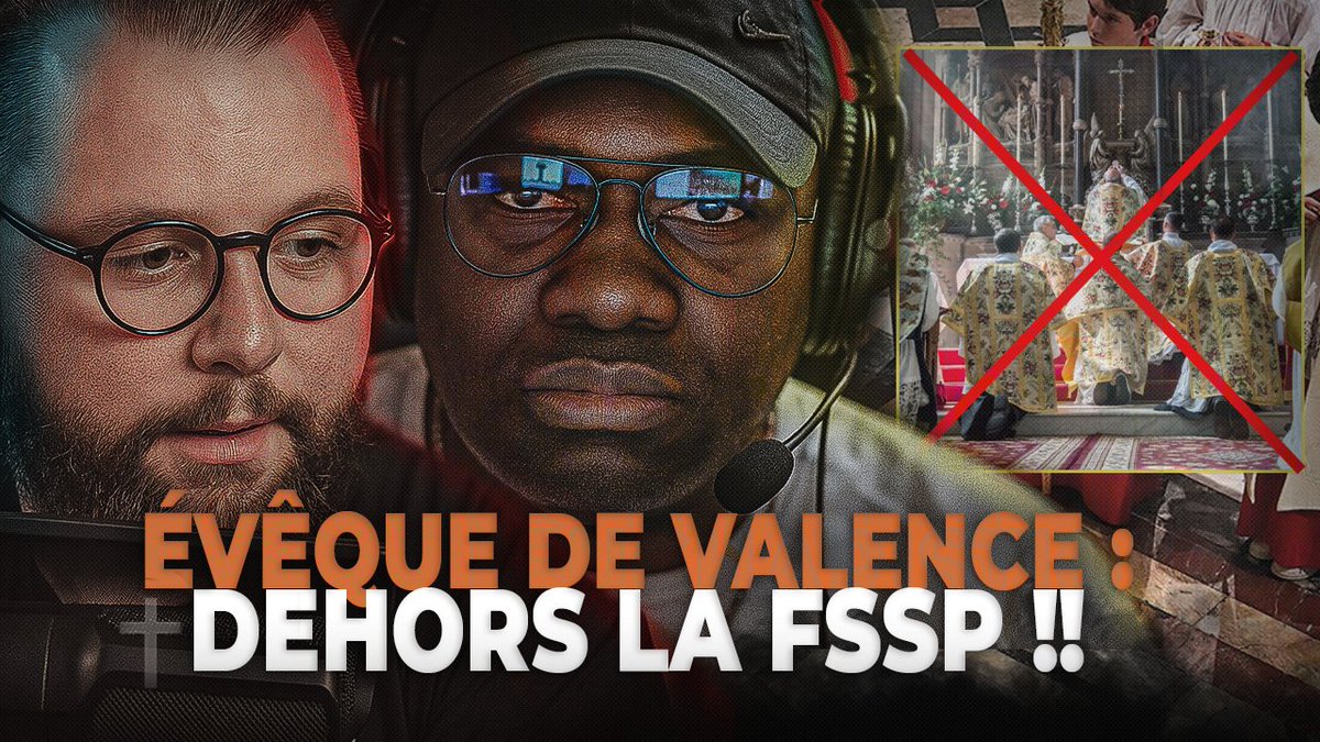 🎥 Évêque VS FSSP : Je REÇOIS un FIDÈLE de la FSSP de Valence Un abbé exemplaire. Une messe supprimée. Des fidèles en détresse.

📺 youtube.com/watch?v=Ro7-gv…

#FSSP #messe #Valence #UnitéCatholique