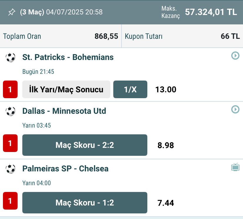 Herkese bol şans 🤞