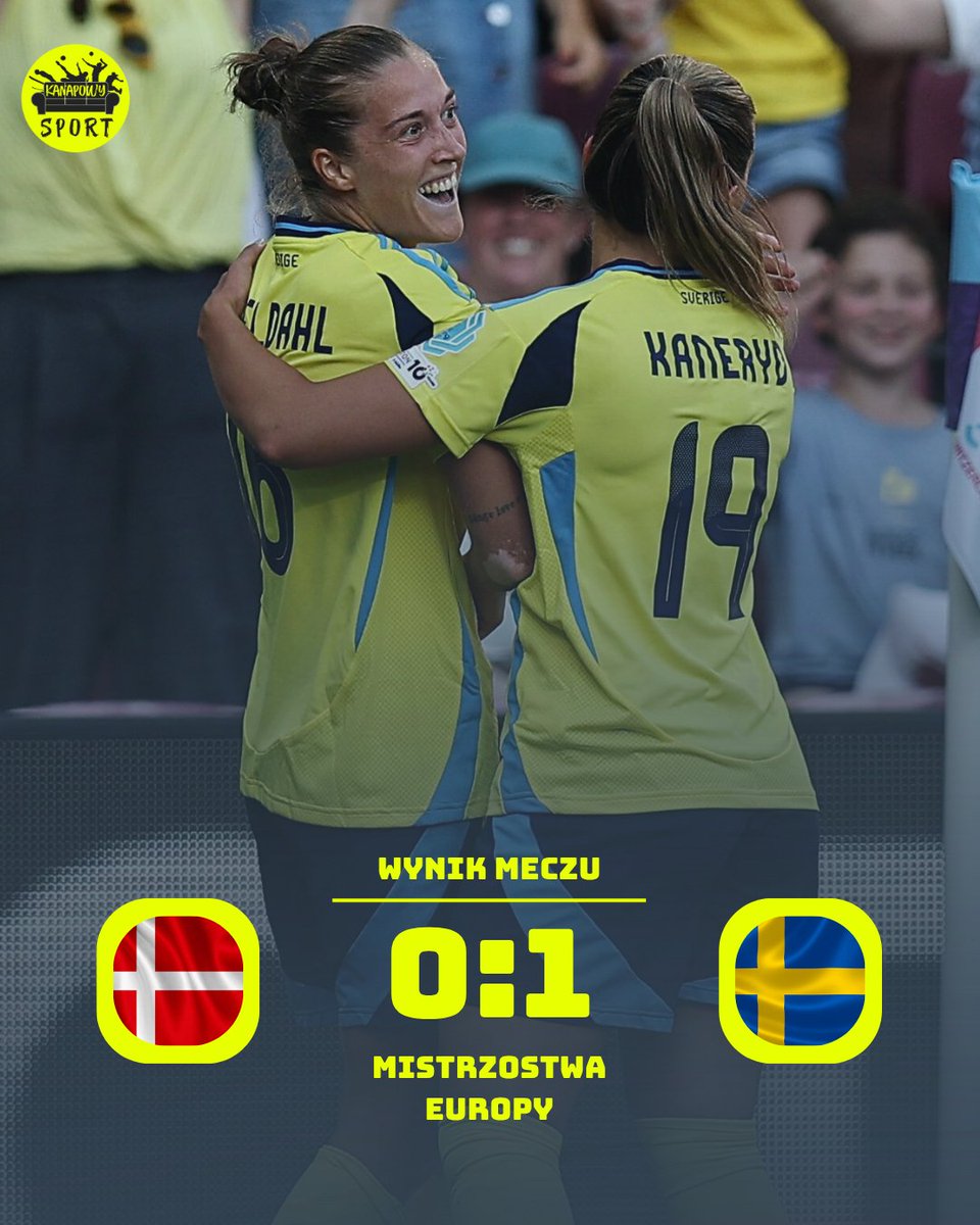 KanapowySport's tweet photo. 🇸🇪 Szwedki zgodnie z przewidywaniami pokonały Danię 1:0 w pierwszym spotkaniu "polskiej" grupy ME #WEURO2025 #DENSWE #piłkanożna #football
📸 UEFA https://t.co/EvJ7YLEPxd