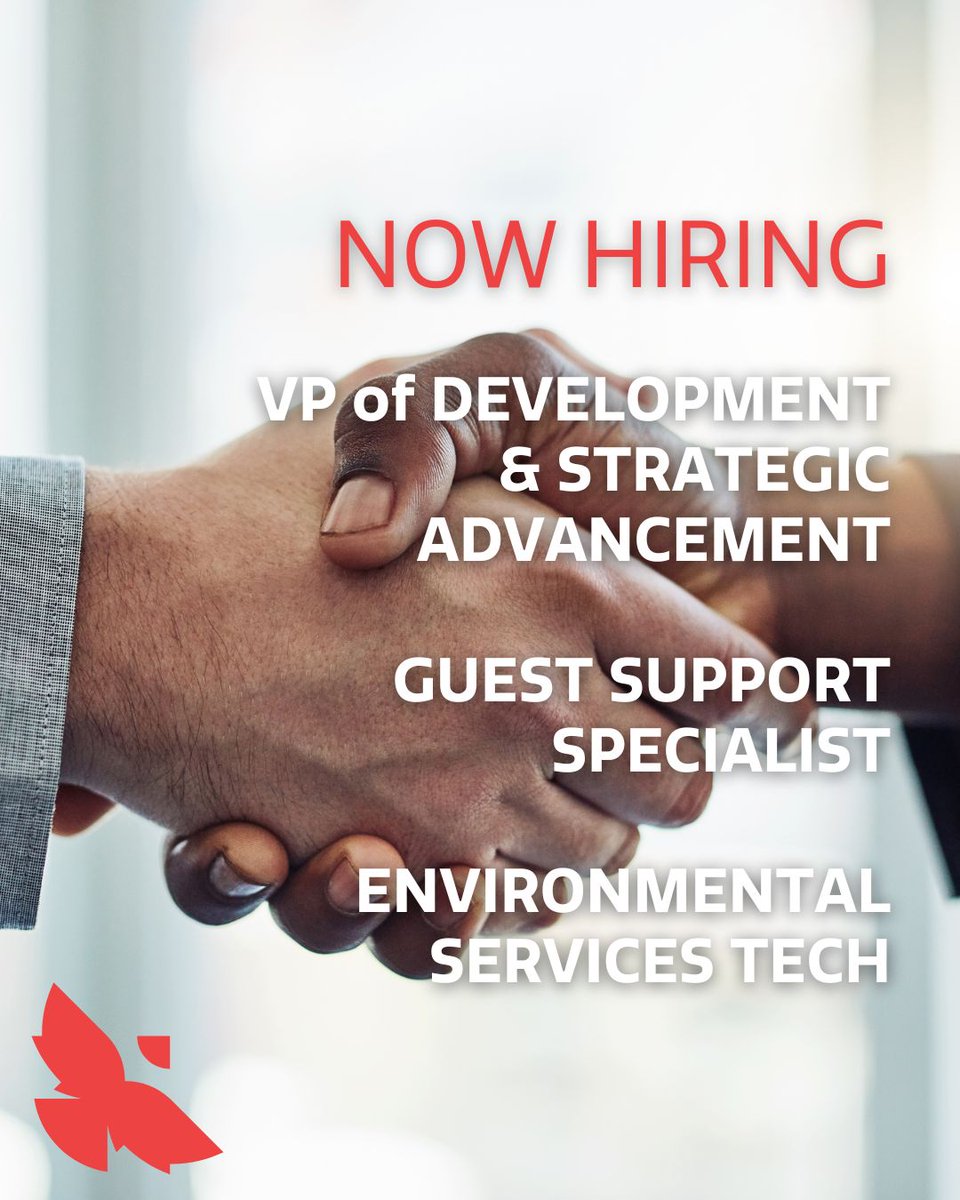 Our doors are wide open, come grow with us.
NOW HIRING 
- VP of Development and Strategic Advancement
- Guest Support Specialists LRC, Men's, and Women's (guest advocates)
- Environmental Services Tech (janitorial services).
Apply here: cherrystreetmission.org/employment/