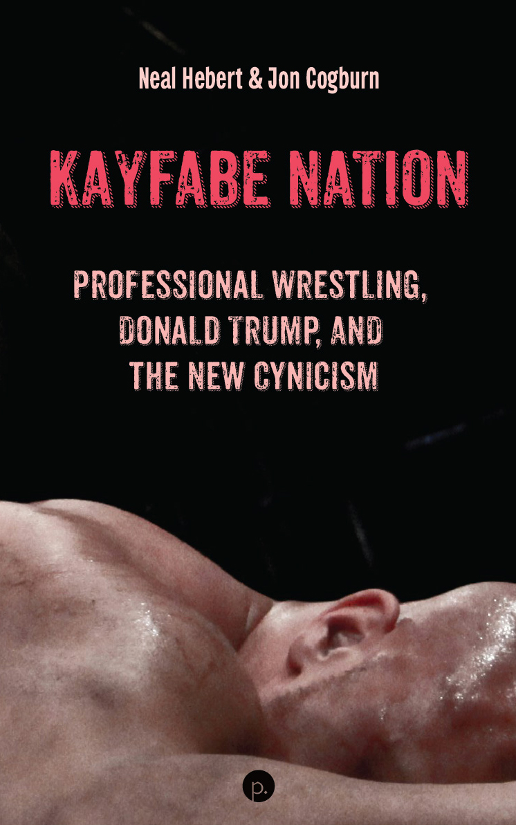 Eileen 🍉 A. Fradenburg Joy (@eileenajoy) on Twitter photo What do a pudgy, orange🍊autocrat & pumped-up men in tights🤼♀️have in common? Ab-so-lute-ly everything.
COMING SOON from <a href="/punctum_books/">punctum 😬 books</a>: Neal Herbert <a href="/lessthanpleased/">Neal Hebert</a> & <a href="/JonCogburn/">jon cogburn</a>'s KAYFABE NATION: Professional Wrestling, Donald Trump & the New Cynicism.
tinyurl.com/42bbxs5t What do a pudgy, orange🍊autocrat & pumped-up men in tights🤼♀️have in common? Ab-so-lute-ly everything.
COMING SOON from <a href="/punctum_books/">punctum 😬 books</a>: Neal Herbert <a href="/lessthanpleased/">Neal Hebert</a> & <a href="/JonCogburn/">jon cogburn</a>'s KAYFABE NATION: Professional Wrestling, Donald Trump & the New Cynicism.
tinyurl.com/42bbxs5t