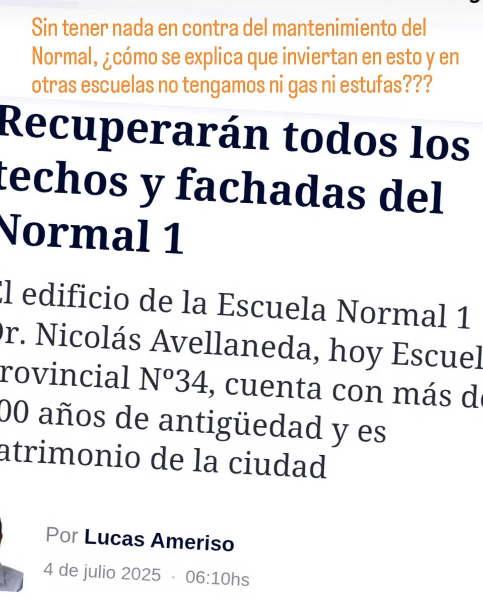 cataletras's tweet photo. ¿Por qué hay dinero para algunas escuelas y para otras no??
@lucasameriso @lacapital @Rosariotres @dgalloambrosis @goity_jose @maxipullaro @RosarioPlus @Rosariociudadok https://t.co/aVWfARXwqd