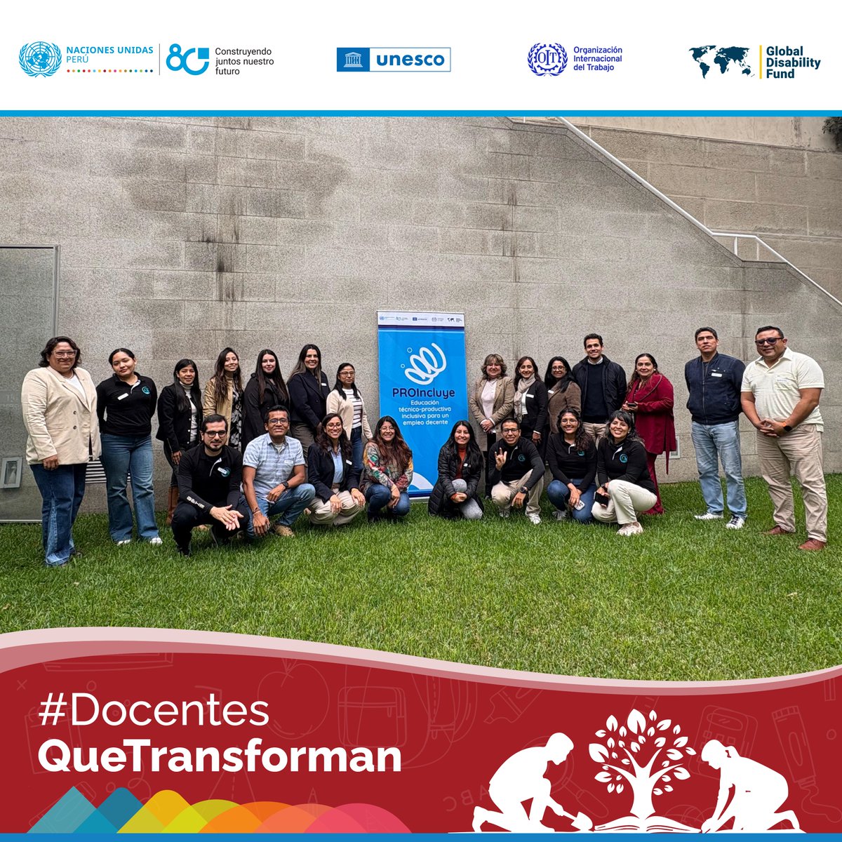 📝Este grupo de gestores educativos conoció experiencias que promueven el acceso al empleo para personas con discapacidad. Se propuso llevar lo aprendido a la elaboración de políticas y lineamientos para que la educación técnico-productiva sea para todas y todos.

#ODS4