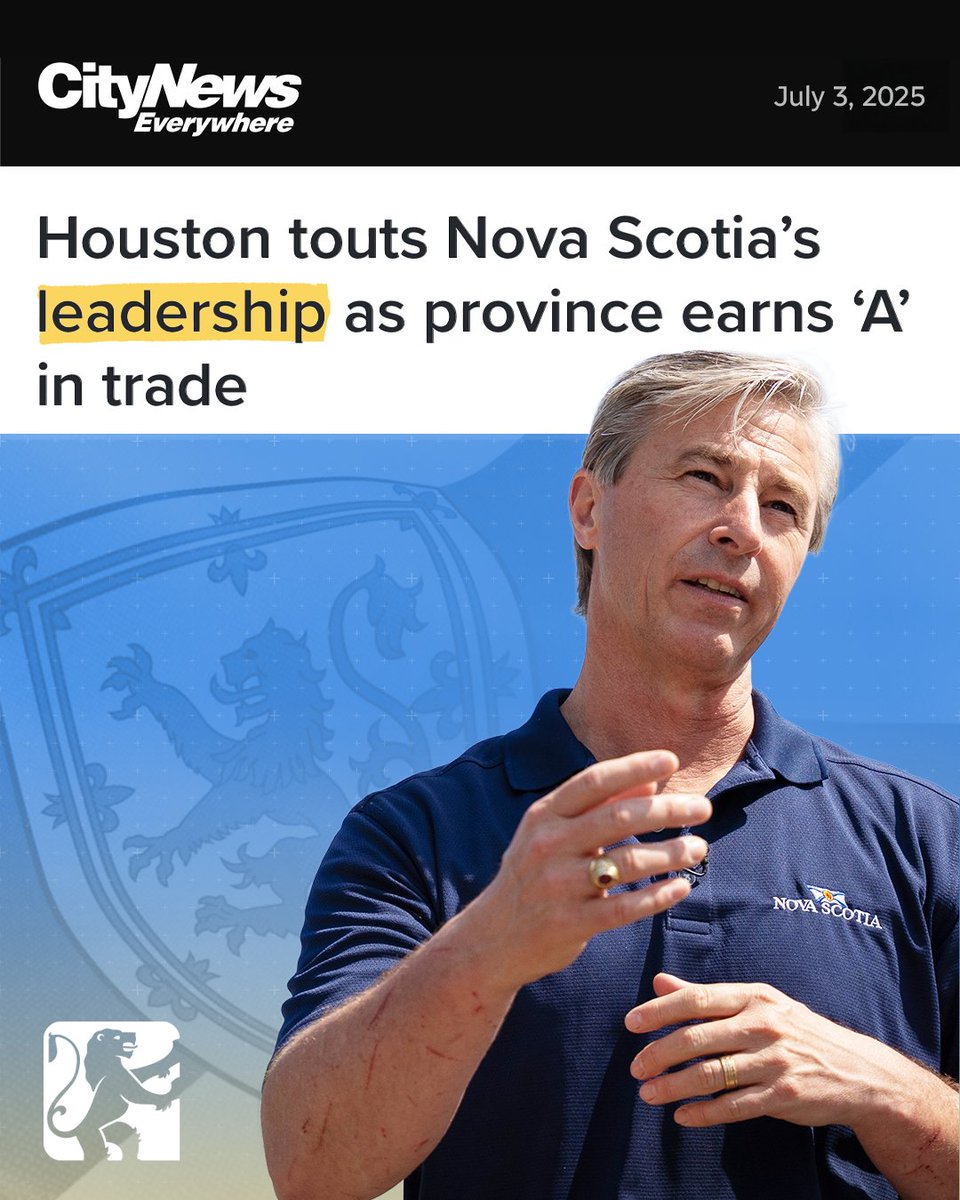 Our PC government is reducing interprovincial trade barriers, earning Nova Scotia an ‘A’ for cutting red tape! Under Premier Tim Houston, we’re unlocking new opportunities for Nova Scotians. 🌊