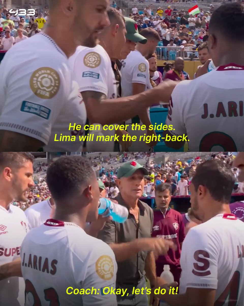 Thiago Silva (40) is not only the leader of the Fluminense defence - he also single-handedly changed the team's tactics last game 🤯🧠
