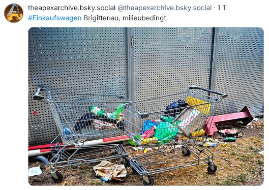 Im Milieu...Brigittenauer Wagerln.

<a href="/Wagerlkunst/">Einkaufswagenkunst</a>