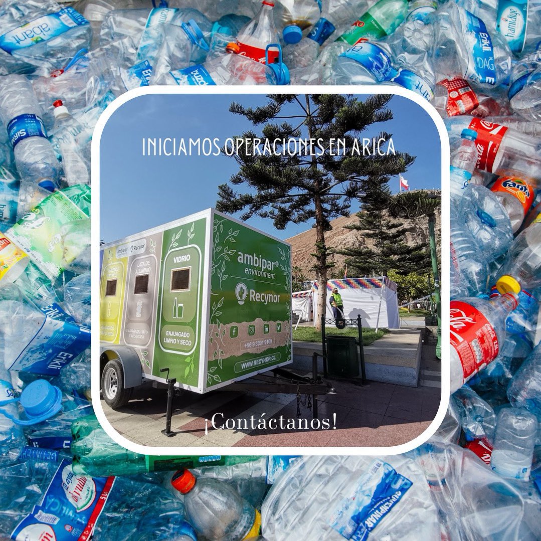 En Ambipar-Recynor ya estamos operando con nuestra planta de residuos en #Arica. Si tu empresa quiere reciclar y gestionar sus residuos de forma responsable.

¡Contáctanos! Celular: +56 9 3391 9109 
#Reciclar #MedioAmbiente