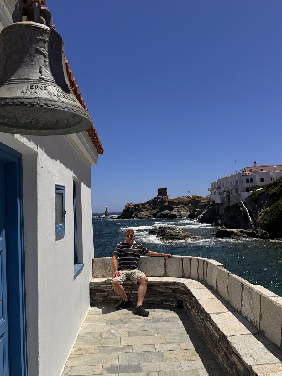 Forget expensive &amp; overtouristed Mykonos &amp; Santorini. Instead follow the Athenians to less-heralded Andros. Brilliant island awash with mountains, beaches, art, seafood &amp; cool waters. A real 🇬🇷 tonic. Read all about it soon in <a href="/DailyMail/">Daily Mail</a>. <a href="/TravWriters/">BGTW</a>