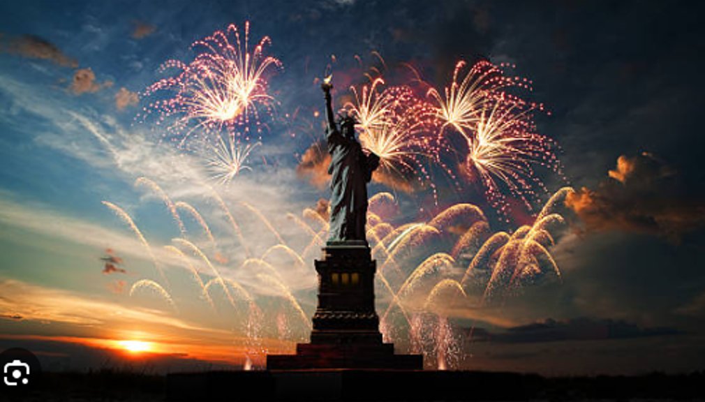 Hope you're spending the 4th with family and friends!

And not talking about politics