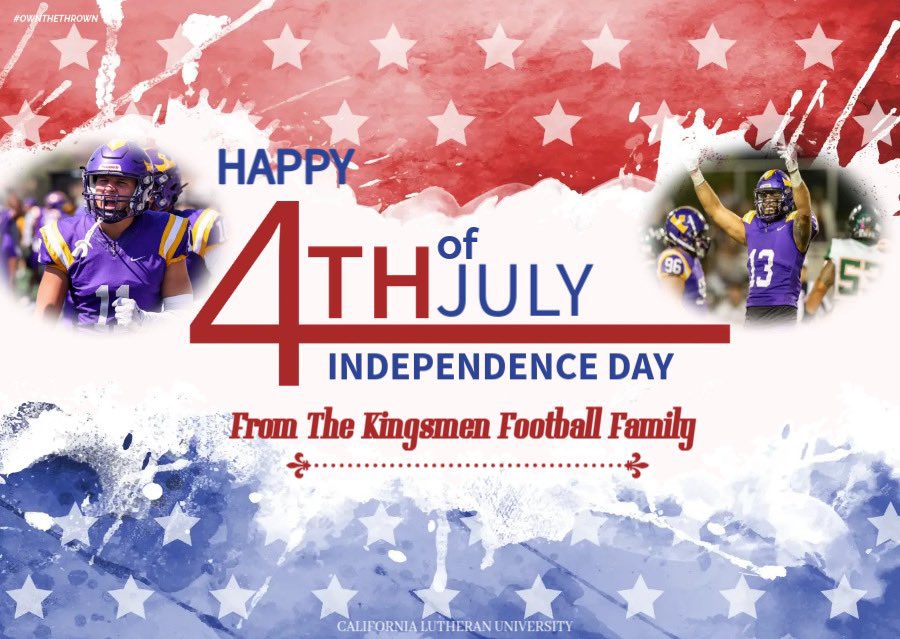 Happy 4th of July! #OwnTheThrown