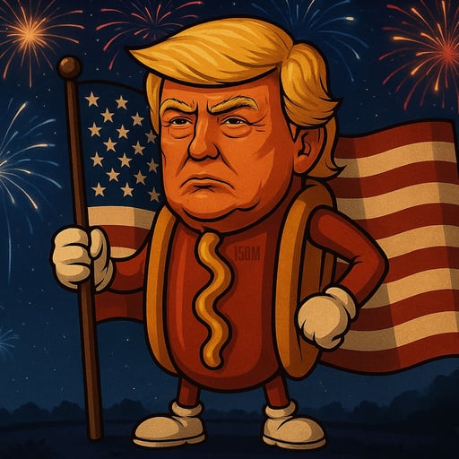 🔥 Hot Diggity Dog (TRUMPDOG) – The Ultimate 4th of July Meme Coin 🇺🇸🌭
The most patriotic, juicy, and explosive token on the blockchain!
Over 150M hot dogs eaten every July 4th – now it's time to trade one! 💥
Freedom, fireworks, and franks — all in one sizzling meme coin.

🧨