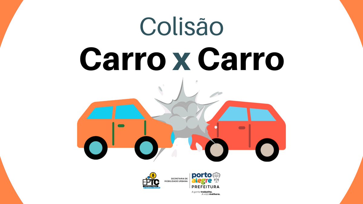 15h08 - #EPTC informa:
Colisão Carro x Carro na Rua Augusto Meyer próximo ao numeral 110, esquina com a Corcovado.

Agentes da #EPTC em deslocamento.