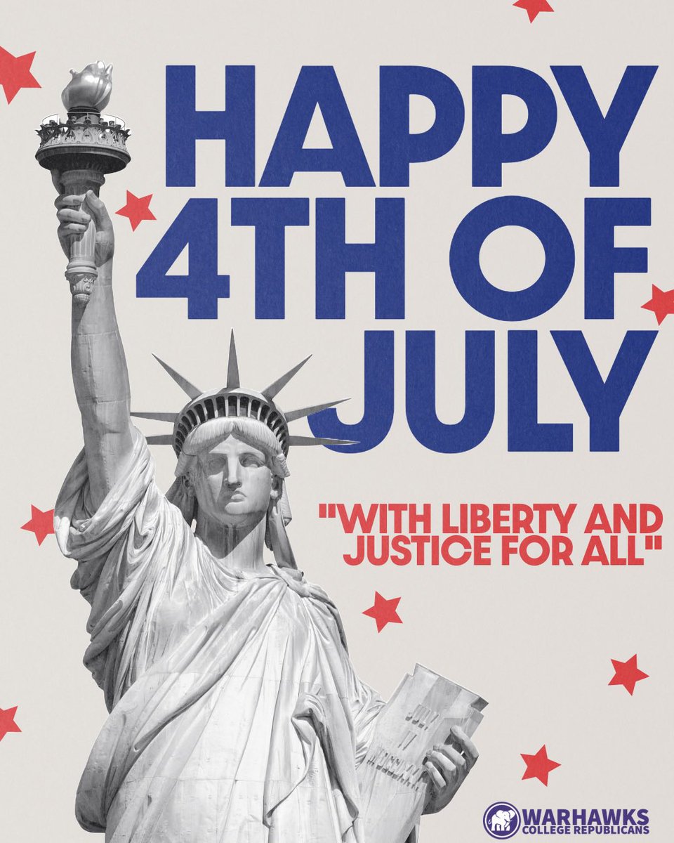 Today we celebrate independence in the greatest country in the world. USA! USA! USA! 🇺🇸