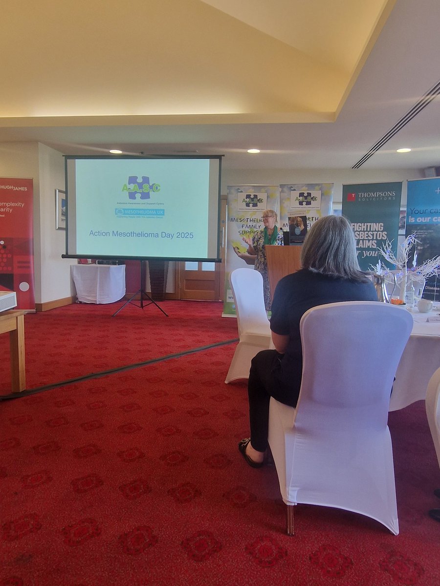 CeriClarkHJ's tweet photo. 💙 Today, I had the privilege of attending @AASC2 Action Mesothelioma Day 2025 event.

The afternoon shone a light on the devastating impact of asbestos illnesses whilst highlighting the vital support available from both @AASC2 and @Mesouk . 

#ActionMesotheliomaDay #Asbestos https://t.co/Ednv1Lg1lF