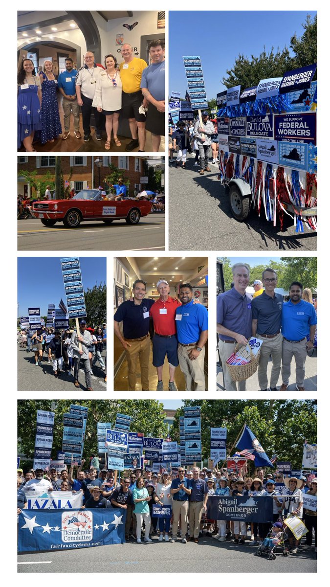 SalimVASenate's tweet image. Great to see everyone at the City of Fairfax July 4th Parade! @JamesWalkinshaw @DavidBulova @SpanbergerForVA @jonesjay @GhazalaHashmi @FairfaxDems @csread @Falcon4Fairfax