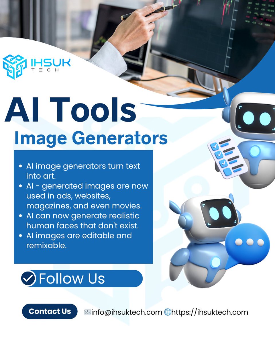 Ihsuktech's tweet image. Facts About AI Tools!🌀

#AITools #Imagegenerators #IHSUKTech