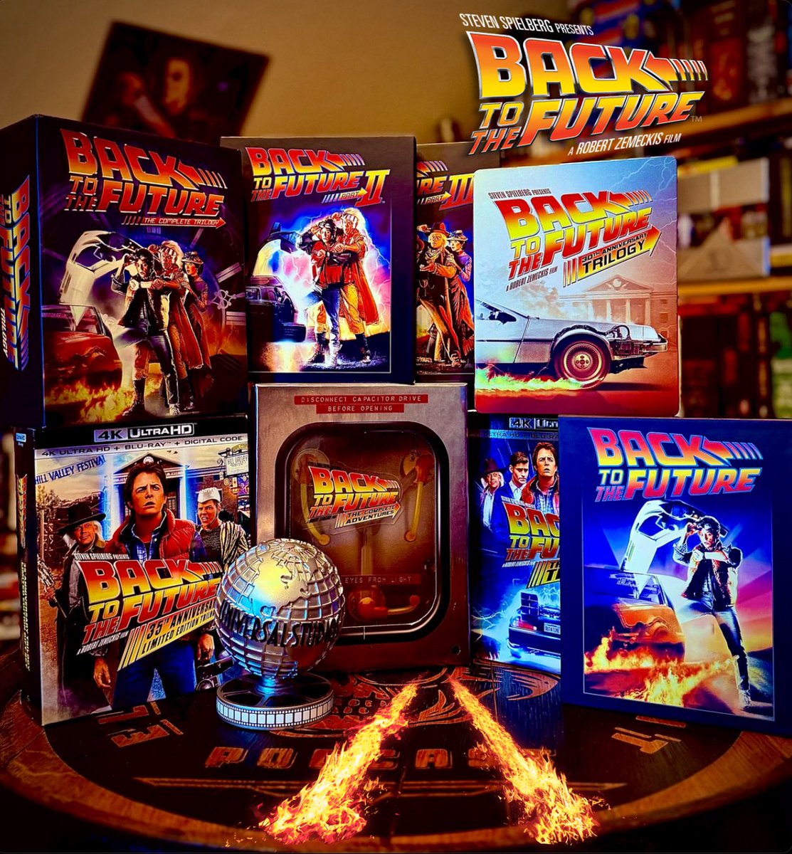 ElecticEnterta1's tweet image. Back to the Future released July 3rd 1985. Celebrate its 40th anniversary by watching this classic during the holiday weekend!
#greatscott #michaeljfox #christopherlloyd #backtothefuture #40thanniversary #4k #bluray #physicalmedia