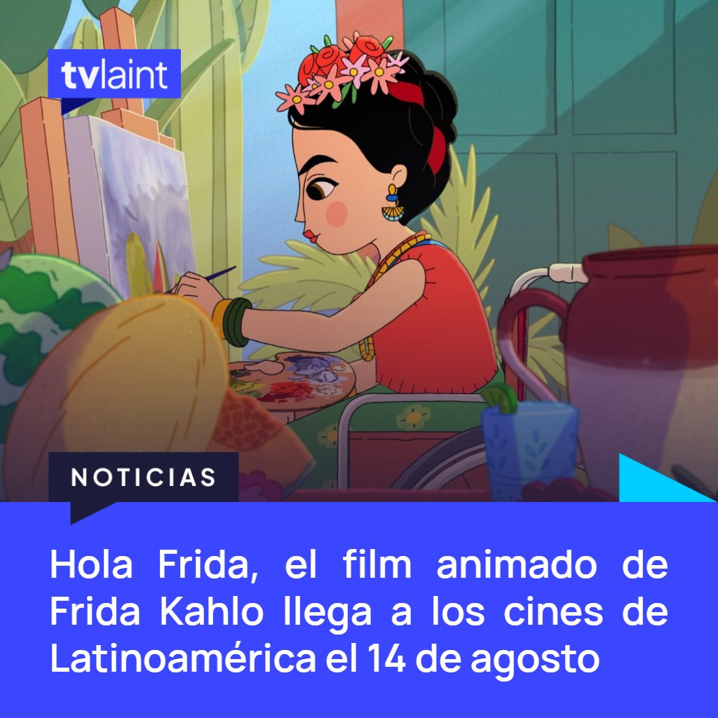 #HolaFrida, la película animada autobiográfica de la artista mexicana Frida Kahlo, llegará a los cines de Latinoamérica este próximo 14 de agosto

Distribuye @CinetopiaChile  

Más info: tvlaint.com/2025/05/cineto…