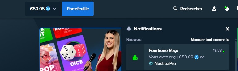 Merci pour le tips et le divertissement t’as régalé 👏🔥 <a href="/NostraaPro/">Nostra</a> Merci King 👑