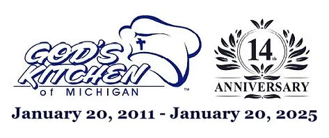 NOTICE: <a href="/GodsKitchenofMI/">God's Kitchen of Michigan</a> is NOT affiliated with God's Kitchen in Grand Rapids. They are an Assumed Name of Catholic Charities. Our Michigan corporation is wholly owned by Baptism USA Ministries, a Baptist Church located in Kalamazoo. Please do not confuse the two. Thank you.