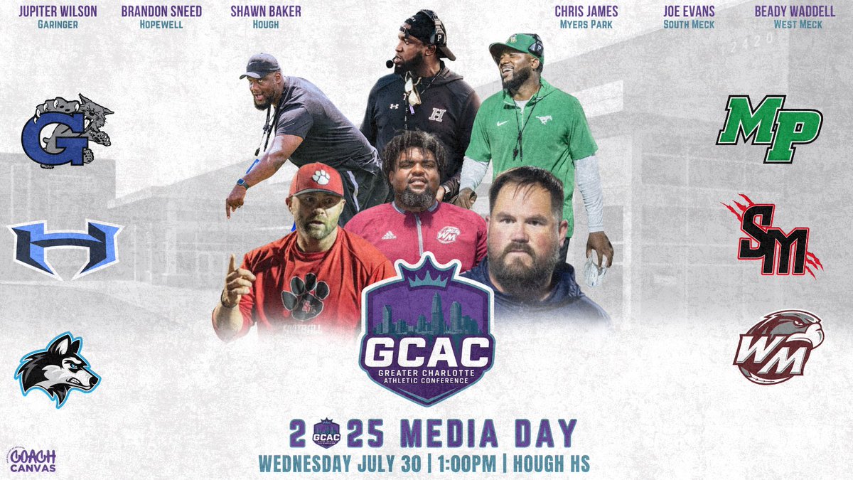 myersparkfball's tweet image. 2025 Media Day🐎
📆: July 30th,  1PM
📍: Hough HS