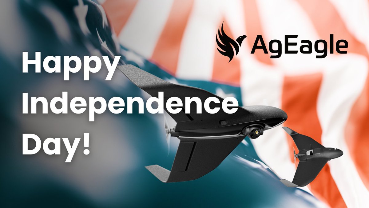 Happy #4thofJuly from all of us at #AgEagle!

#IndependenceDay