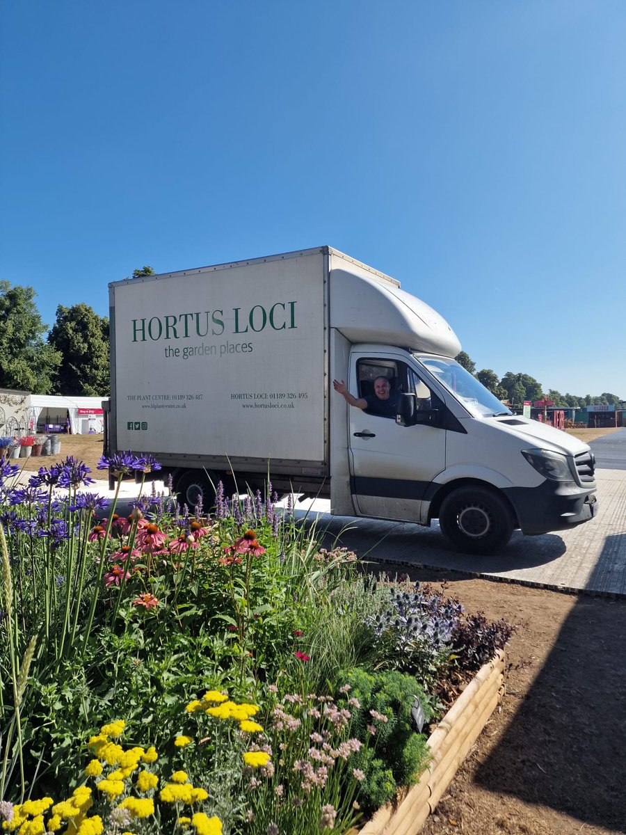 HortusLoci's tweet image. 🌿 What a week at #RHSHamptonCourt - we've been so busy, with Teucrium marum and Allium 'Sugar Melt' selling out, and Agastache 'Morello' nearly gone.

Hero of the hour, Neil, brought a load of fresh stock over yesterday!

🙌 Visiting this weekend? Find us next to the bandstand!