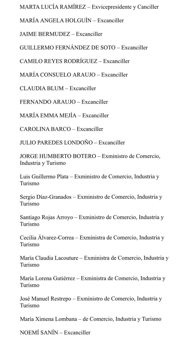 EsmeHernandezSi's tweet photo. Qué nivel de irresponsabilidad y calumnia el de Marta Lucía Ramírez con esta carta. Pretender hablar en nombre de todos cuando incluso figuras como el exministro Sergio Díaz-Granados han salido a desmentirla, es una falta grave. Deje de politiquear que está en juego la diplomacia. ¡Una vergüenza total!
