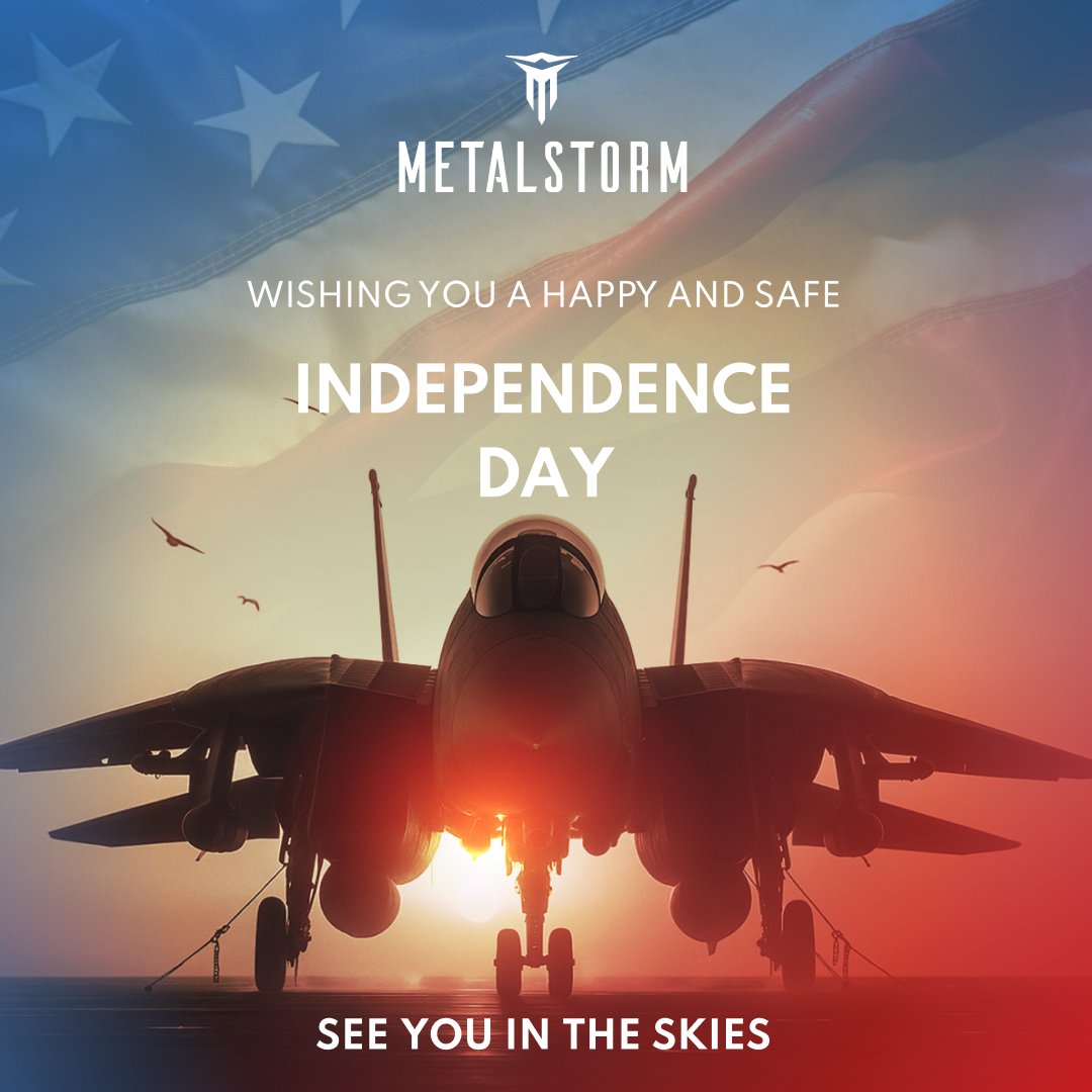 playmetalstorm's tweet image. Happy 4th of July!

May your flares light up the skies in Metalstorm, and we honor those who fought for our freedom. 💙

.
.
#usa #starsandstripes #redwhiteandblue #4thofjuly #metalstorm