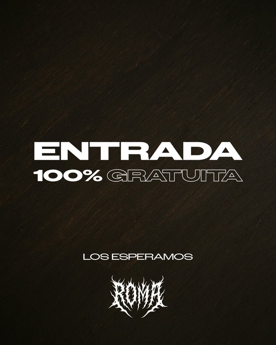 OFICIALROMA's tweet image. 🔥 ROMA ACÚSTICO EN VIVO - GRATIS 🔥
El sábado 19/07 te esperamos en @strummerbar para vivir un show diferente: un acústico íntimo, poderoso y completamente GRATUITO❗️

🎟️ Venta anticipada para nuestra próxima fecha en La Tangente (15/08) A PRECIO PROMOCIONAL
…y más sorpresas 👀
