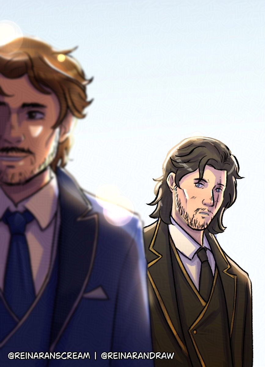 reinaranscream's tweet image. In another life, maybe Verso slowly falls for Gustave when he&apos;s visiting Lumiere #verstave