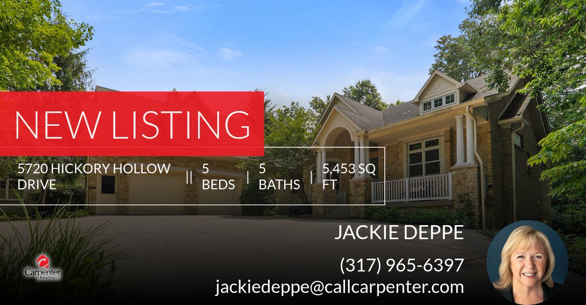 📍 New Listing 📍 Take a look at this fantastic new property that just hit the market located at 5720 Hickory Hollow Drive in Plainfield. Reach out here or at (317) 965-6397 for more information!

Listed by Debbie Cox

Jackie Deppe... homeforsale.at/5720_HICKORY_H…