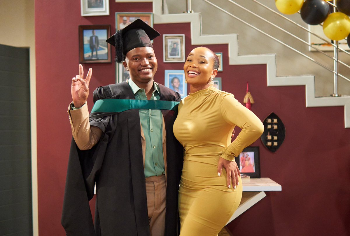 innosadiki's tweet photo. Double the pride, double the joy! 🎓💕 My heart is overflowing with love and pride as my son and sister graduate! 🙌 🙏To Dennis, my partner in parenting, we’ve done an incredible job raising our son! 👏 
  #SeakamelaFamily  #Sthoko #Clement #Pretty #SkeemSaam #graduation #Actor https://t.co/oe2n2TzR7k